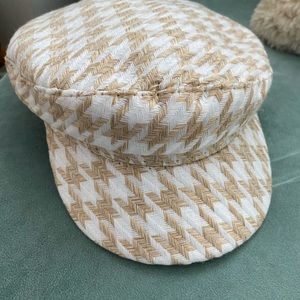 NWT khaki and white hat